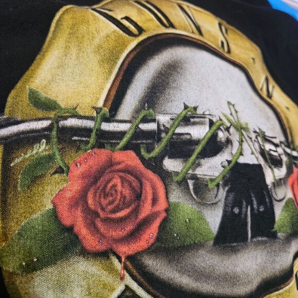 Guns N' Roses Unisex Black Band Tee Medium – Vintage Rock Grunge Core Americana - Picture 4 of 6